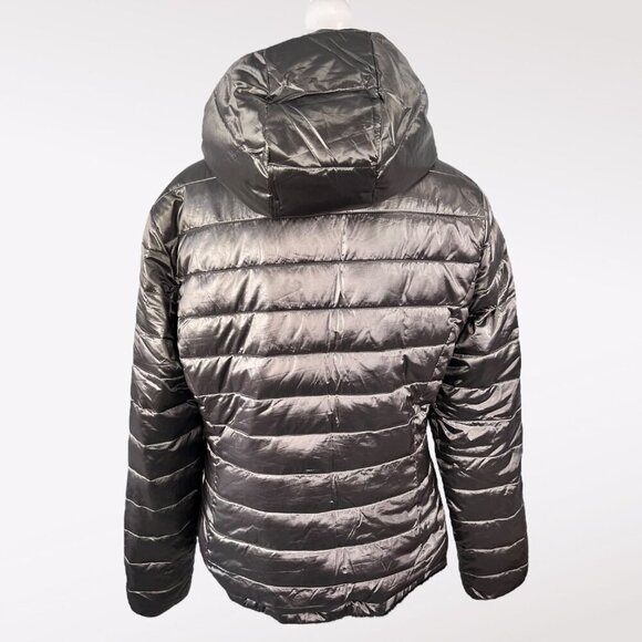 Andrew Marc Reversible Quilted Puffer Jacket Hooded Small - Picture 8 of 12